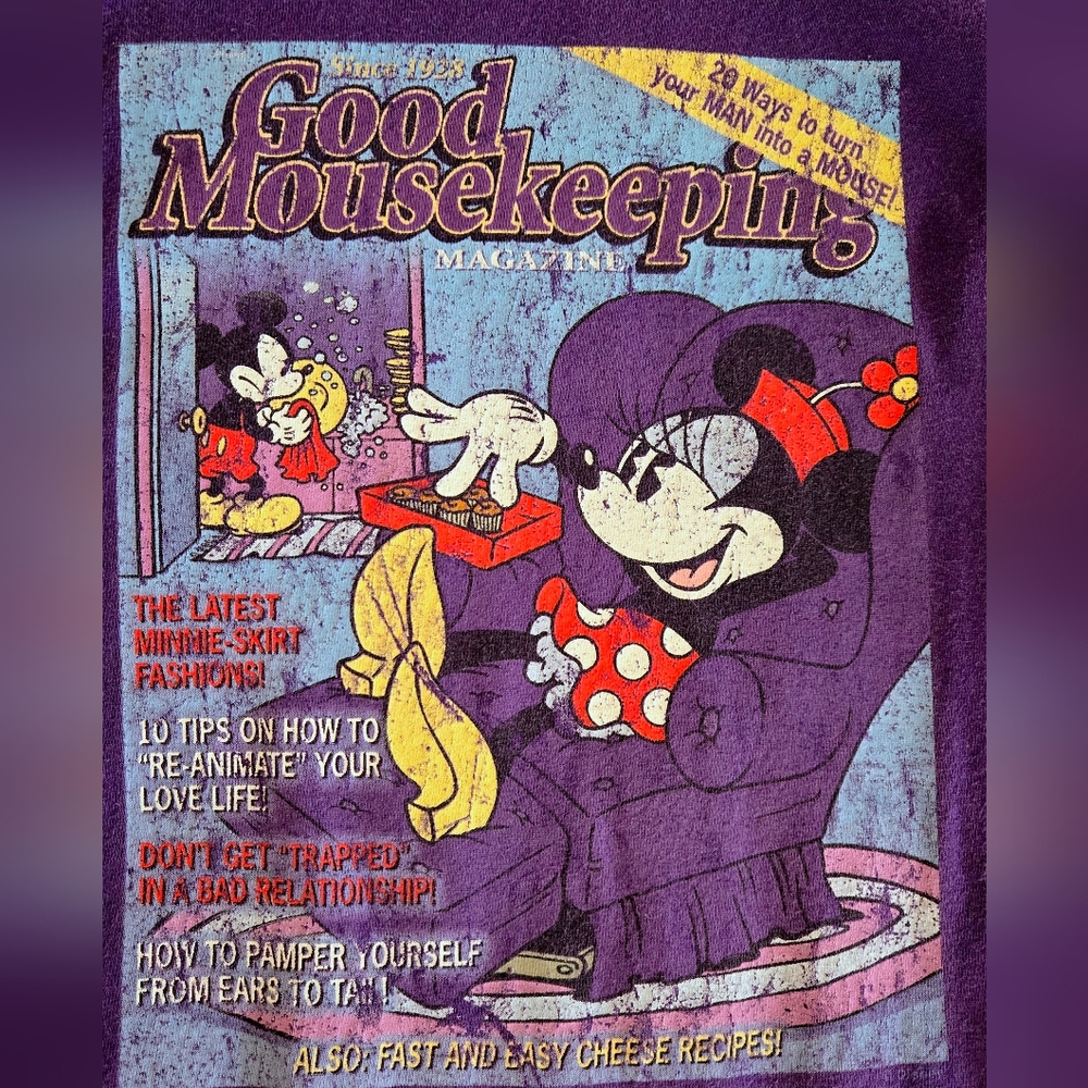 💜VTG Minnie Mouse Graphic Tee - Picture 2 of 5